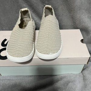 SO Youth Girl's Everly Sand Knit Slip-On Sneakers Size: 13